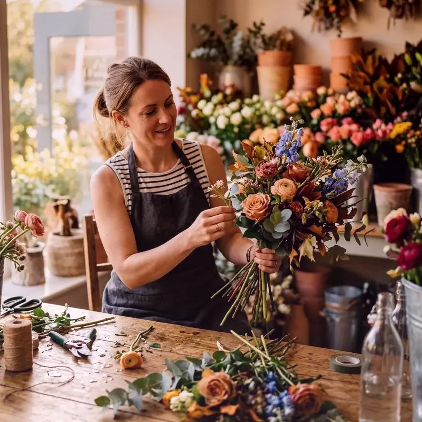 Wooden Shelf — florist in Hamburg